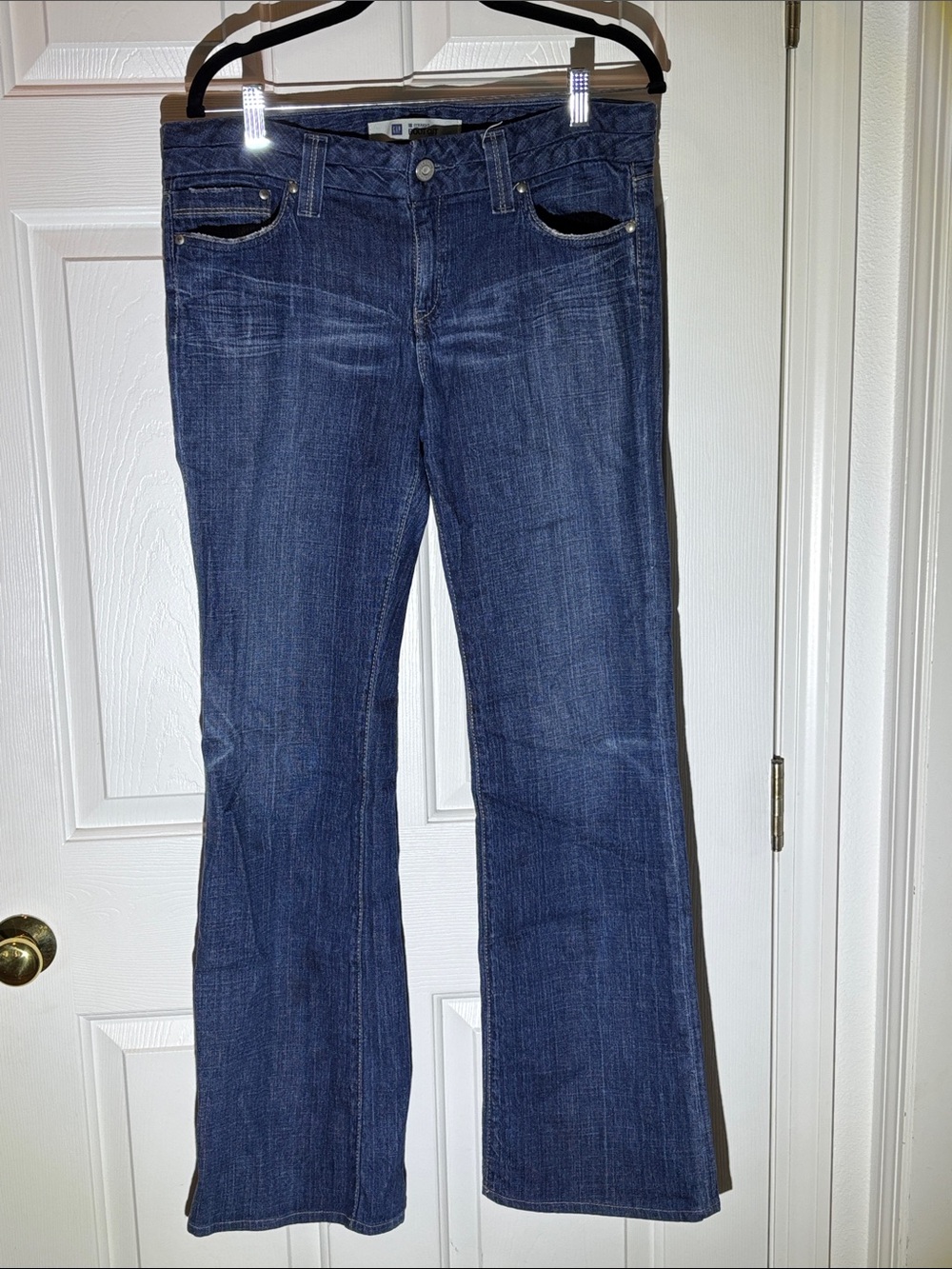 GAP Women's Dark Blue Wide Leg Jeans